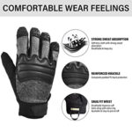 XYEHS Touchscreen Police Search Gloves, Needle Puncture Resistant Police Duty Gloves, Cut-Resistant Patrol Gloves, Tactical Riot Gloves, 360° Anti-Cut - Image 3