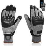 XYEHS Touchscreen Police Search Gloves, Needle Puncture Resistant Police Duty Gloves, Cut-Resistant Patrol Gloves, Tactical Riot Gloves, 360° Anti-Cut - Image 2