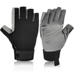 XYEHS Lightweight Climbing Gloves, Half Finger/Full Finger Rope Climbing Gloves, Breathable, Perfect for Rock, Tree, Wall, Mountain, Outdoor Sports