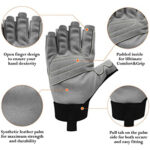 XYEHS Lightweight Climbing Gloves, Half Finger/Full Finger Rope Climbing Gloves, Breathable, Perfect for Rock, Tree, Wall, Mountain, Outdoor Sports - Image 3