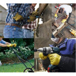 XYEHS Goatskin Professional Cut & Puncture Resistant Work Gloves, ARC Flash Safety Gloves, Reinforced Palm for General Work, Driving - Image 4