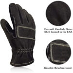 XYEHS Structural Fire Fighter Gloves, Heat Resistant, Flame Resistant, Fireproof Fire-fighting Gloves, Palm Reinforced, Waterproof - Image 3