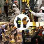 XYEHS Heavy Duty Leather Oil & Gas Mechanical Gloves Impact Water Resistant Safety Gloves TPR Knuckle and Finger Protection - Image 5