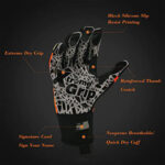 XYEHS Anti Impact Leather Work Gloves, Oil and Gas Water Resistant Safety Gloves, Heavy Duty Utility Mechanic Rigger Gloves with TPR Protection - Image 4