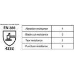 XYEHS Anti Impact Leather Work Gloves, Oil and Gas Water Resistant Safety Gloves, Heavy Duty Utility Mechanic Rigger Gloves with TPR Protection - Image 6