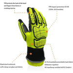 XYEHS Heavy-duty Rescue Extrication Gloves, Impact Protection, Super Dexterity and Ultra Durability, Oil & Water Resistant With Reinforced Palm for Rappelling, Rope Rescue and Belaying - Image 4