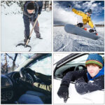 XYEHS Winter Thermal Gloves Cold Weather Windstop, Thinsulate Winter Work Gloves for Workout, Driving, Running, Cycling, Bike - Image 6