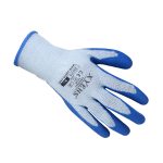 XYEHS XU1212 Anti-Slip Dipped Rubber Latex Coated General Work Gloves, Abrasion Resistant, Water Resistant for Construction, 10 Gauge Polyester Gardening Gloves - Image 5