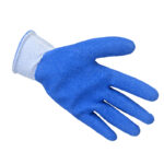 XYEHS XU1207 Anti-Slip Dipped Rubber Latex Coated Work Gloves, Abrasion Resistant, Water Resistant for Construction, Gardening Gloves, 13 Gauge Heavy Duty Polyester - Image 3