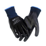 XYEHS Nitrile Coated Work Gloves, Oil Resistant and Abrasion Resistant, Seamless Knit Polyester Gloves
