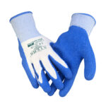 XYEHS XU1207 Anti-Slip Dipped Rubber Latex Coated Work Gloves, Abrasion Resistant, Water Resistant for Construction, Gardening Gloves, 13 Gauge Heavy Duty Polyester