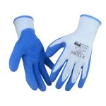 XYEHS XU1212 Anti-Slip Dipped Rubber Latex Coated General Work Gloves, Abrasion Resistant, Water Resistant for Construction, 10 Gauge Polyester Gardening Gloves - Image 4