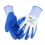 XYEHS XU1207 Anti-Slip Dipped Rubber Latex Coated Work Gloves, Abrasion Resistant, Water Resistant for Construction, Gardening Gloves, 13 Gauge Heavy Duty Polyester - Image 4