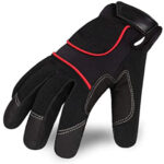 M-XL Men Women General Work Gloves Abrasion Resistant Construction Rescue Breathable Spandex, PU Leather Reinforcement