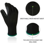 XYEHS Professional Anti-Vibration Work Gloves, Shock Proof Impact Reducing Safety Gloves, Heavy Duty, Elastic Cuff - Image 2