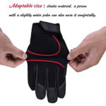 XYEHS Cadet Work Gloves for Men, Palm & Fingertip Reinforced, Comfortable Fit for Construction, Climbing, Outdoor Sports - Image 3