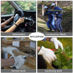 XYEHS Large Unlined Soft Leather Garden Gloves for Men & Women Truck Driving/Warehouse/Gardening/General Work - Image 6