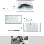 XYEHS Durable Goatskin Leather Driver Glove Work Gloves For General Work/Truck Driving/Warehouse/Gardening/Farm/Construction - Image 4