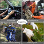 XYEHS Durable Goatskin Leather Driver Glove Work Gloves For General Work/Truck Driving/Warehouse/Gardening/Farm/Construction - Image 5