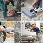 XYEHS Professional Anti-Vibration Gloves Safety Mechanic Work Gloves, Jack Hammer Gloves, Heavy Duty, Palm & Fingertips Reinforced - Image 5