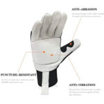 XYEHS Heavy-Duty Anti-Vibration Gloves, Safety Mechanic Work Gloves, Reinforced Palm and Thumb, Heavy Duty, Anti-Abrasion - Image 3