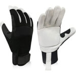 XYEHS Heavy-Duty Anti-Vibration Gloves, Safety Mechanic Work Gloves, Reinforced Palm and Thumb, Heavy Duty, Anti-Abrasion