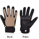 XYEHS Cadet Climbing Gloves Palm & Fingertip Reinforced, Great Grip, Comfortable Fit for Construction Work, Outdoor Sports, Rappelling, Rescue, Rock/Tree/Wall/Mountain Climbing, Adventure - Image 2