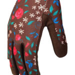 XYEHS Women Floral Synthetic Leather Gardening Gloves Weeding Working Gloves Thorn Proof for Digging, Planting, Pruning - Image 6