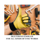 XYEHS General Work Gloves, Deerskin Construction Gloves,Soft, Improved Dexterity, Durable - Image 2