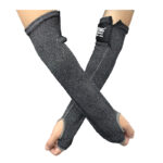 XYEHS Level 5 Cut Resistant Sleeves with Thumb Hole 18 Inches Arm Protection Sleeve for Gardening, Welding, Kitchen, Arm Guards for Biting, Pet Grooming - Image 4