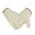 XYEHS XU0003 Durable Canvas Utility General Work Gloves with Thickened Liner, Industrial Safety Gloves, Abrasion Resistant and Anti-Slip General Use