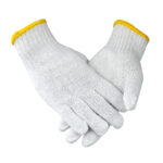 XYEHS Cotton Polyester String Knit Shell Work Gloves, 7 Gauge Safety Protection Gloves for Painter Mechanic Industrial Warehouse Gardening Construction Men & Women