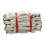 XYEHS XU0001 Canvas Safety Work Gloves with FULL Palm Cowhide Reinforcement, Thickened Liner, Wear-Resistant and Anti-Slip for Welding & Manufacturing - Image 5