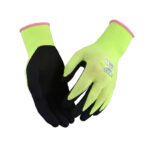 XYEHS Nitrile Coated Safety Work Gloves, Oil Resistant and Abrasion Resistant, 18 Gauge Seamless Knitted Nylon Gloves, Good Grip - Image 2