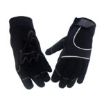 XYEHS XU5300 Anti-Vibration Safety Work Gloves with Palm & Fingertips Reinforced, Mechanics Gloves, Heavy Duty Rigger Gloves for Climbing, Camping, Adventure - Image 5