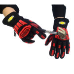 XYEHS XU5302 Impact Protection Safety Work Gloves for Men & Women, Utility Working Gloves, Mechanic Rigger Gloves, Oil Resistant Gloves, Super Grip - Image 2