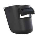 Blue Eagle 6PA2 Safety Welding Helmet, Fix on Safety Helmet, 4¼"x 2" Lens, Detachable Flip-up, ABS Black Glass Lift, Front Welding Mask, Weld Hood