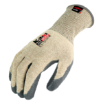INXS A-2001 Cut Resistant Safety Work Gloves, Puncture Resistant, 18 Gauge Aramid/Basalt Liner with PU Coating on Palm, Hybrid Armorgard™ Akore Fiber, ANSI CUT A4, Light & Medium Cut Protection
