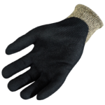 INXS A-5000 Cut Resistant Safety Work Gloves, Puncture Resistant, 13 Gauge Aramid/Basalt Liner with Nano Nitrile Coating on Palm, Hybrid Armorgard™ Akore Fiber, ANSI CUT A5, Medium Cut Protection, Oily Grip - Image 2