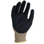 INXS A-5001 Cut Resistant Safety Work Gloves, Puncture Resistant, 18 Gauge Aramid/Basalt Liner with Sandy Foam Nitrile Coating on Palm, Hybrid Armorgard™ Akore Fiber, ANSI CUT A4, Light & Medium Cut Protection - Image 4