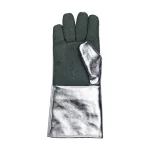Blue Eagle AL145 Aluminized Heat Resistant Gloves, Full-Finger Safety Work Gloves, Flame Resistant & Thermal Radiation Reflective Safety Apparel, Insulation Gloves for Metallurgy, Stove, BBQ Gloves - Image 2
