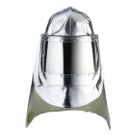 Blue Eagle AL19 Flip-up Aluminized Heat Resistant Safety Hood, Fireproof Anti Thermal Radiation Cover, Aluminium Foil Mask Protection Apparel