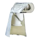 Blue Eagle AL19 Flip-up Aluminized Heat Resistant Safety Hood, Fireproof Anti Thermal Radiation Cover, Aluminium Foil Mask Protection Apparel - Image 2