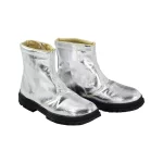 Blue Eagle AL4 Heat Resistant Aluminized Boots, Fireproof Clothing Safety Shoes, Composite Aluminium Foil Suit, Anti Thermal Radiation 1000 Degree Fireproof Flameproof