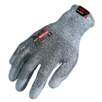 INXS B-2006 Cut Resistant Safety Work Gloves, Puncture Resistant, 13 Gauge HPPE Shell Knit with PU Coating on Palm, Hybrid Armorgard™ BladeX, ANSI CUT A6, Medium & Heavy Cut Protection