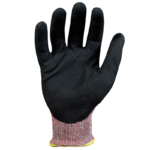 INXS B-4001 Cut Resistant Safety Work Gloves, Puncture Resistant, 18 Gauge HPPE Knitting with Micro Foam Nitrile Coating on Palm & Fingertips, Hybrid Armorgard™ BladeX, ANSI CUT A4, Light & Medium Cut Protection - Image 4