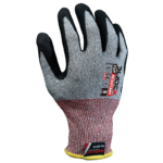 INXS B-4001 Cut Resistant Safety Work Gloves, Puncture Resistant, 18 Gauge HPPE Knitting with Micro Foam Nitrile Coating on Palm & Fingertips, Hybrid Armorgard™ BladeX, ANSI CUT A4, Light & Medium Cut Protection - Image 3