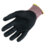 INXS B-4001 Cut Resistant Safety Work Gloves, Puncture Resistant, 18 Gauge HPPE Knitting with Micro Foam Nitrile Coating on Palm & Fingertips, Hybrid Armorgard™ BladeX, ANSI CUT A4, Light & Medium Cut Protection - Image 2