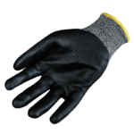 INXS B-5005 Cut Resistant Safety Work Gloves, Puncture Resistant, 13 Gauge HPPE Knitting with Foam Nitrile Coating on Palm & Fingertips, Hybrid Armorgard™ BladeX, ANSI CUT A6, Medium & Heavy Cut Protection - Image 2