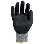 INXS B-5007 Cut Resistant Safety Work Gloves, Puncture Resistant, 13 Gauge HPPE Knitting with 3/4 Nitrile Coating on Palm & Back & Fingertips, Hybrid Armorgard™ BladeX, ANSI CUT A6, Medium & Heavy Cut Protection - Image 4